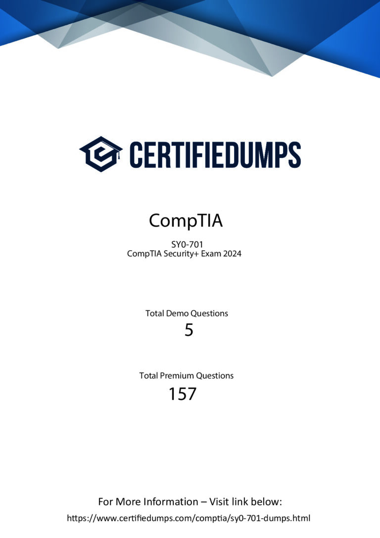 CompTIA SY0-701 Dumps – SY0-701 Dumps PDF
