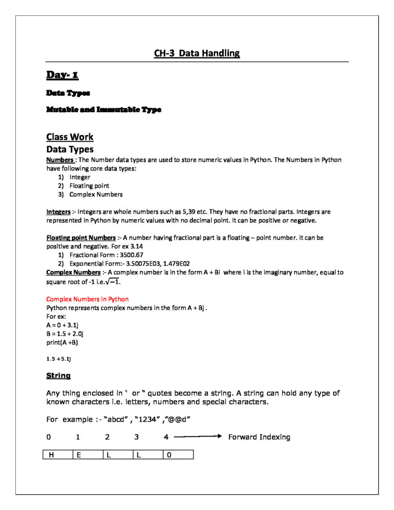 Computer Science Notes PDF