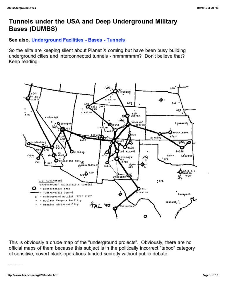 200 Underground Cities