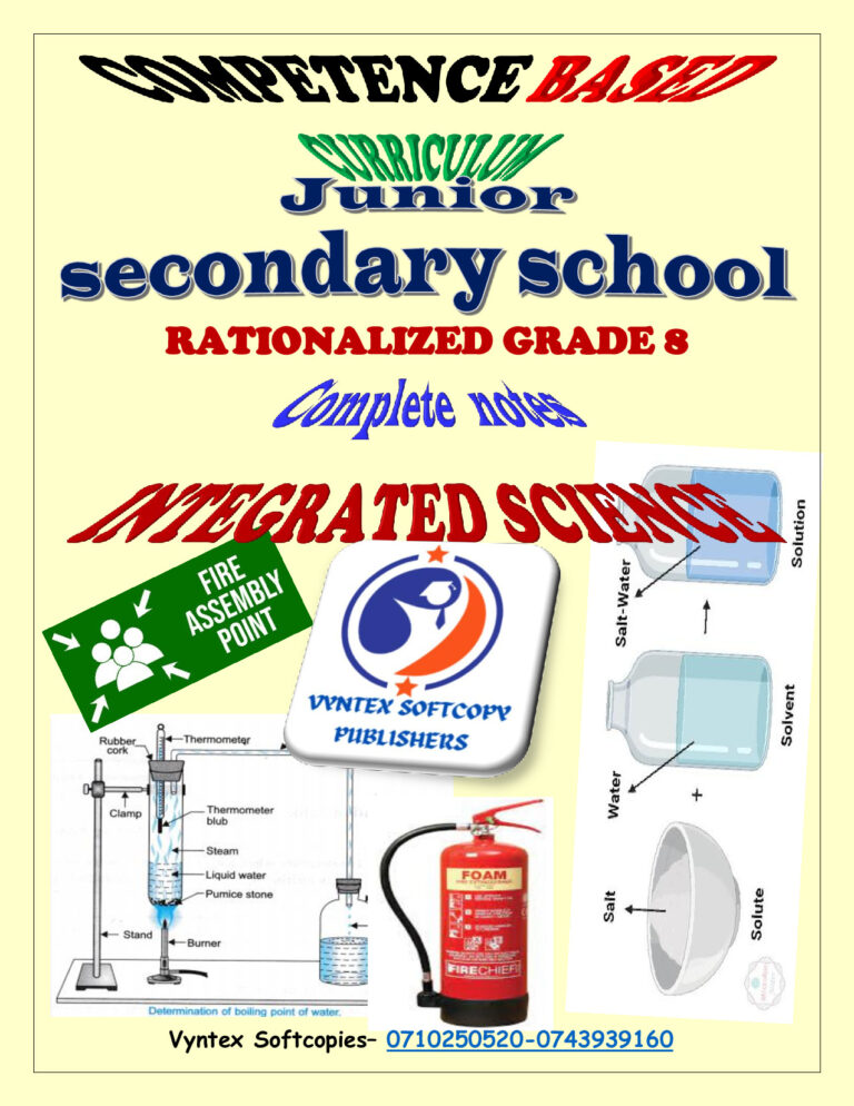 G8 Integrated Science Notes