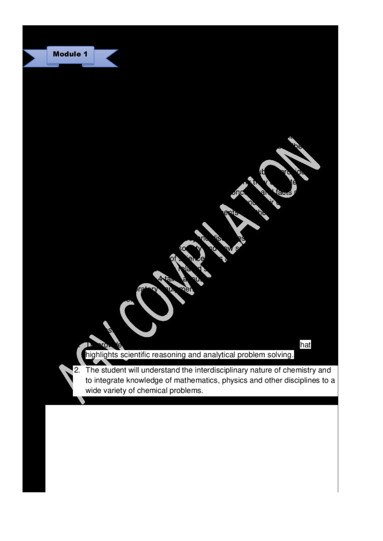 Module 1 – Inorganic Chem Edited PDF