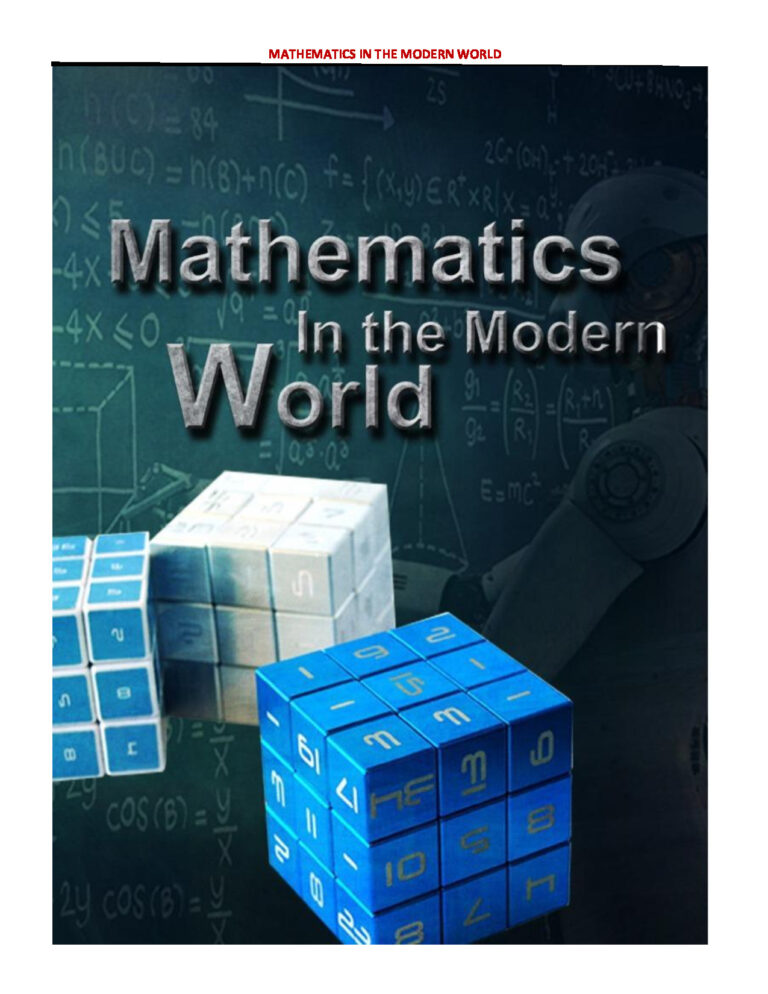 Mathematics-in-the-Modern-World-Module by CHED