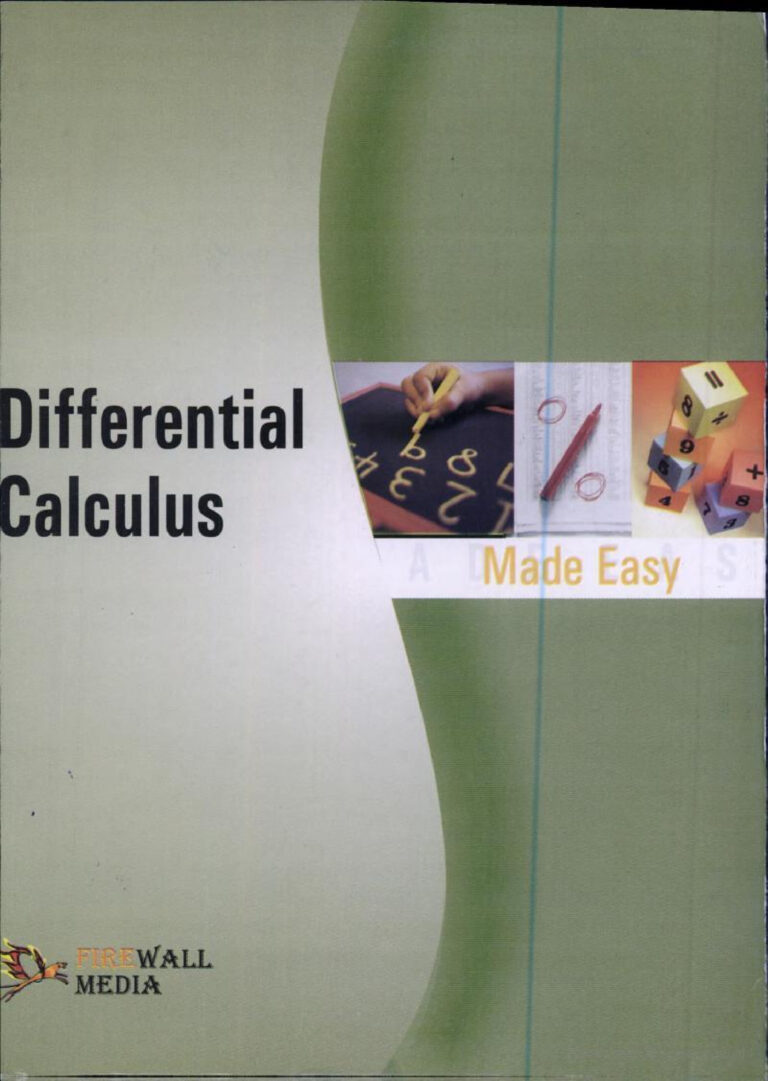 Differential Calculus Made Easy