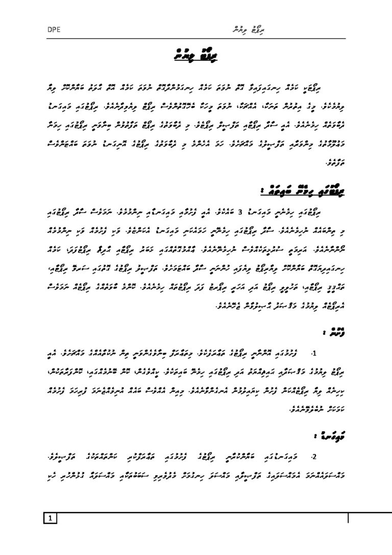 Report (Dhivehi)