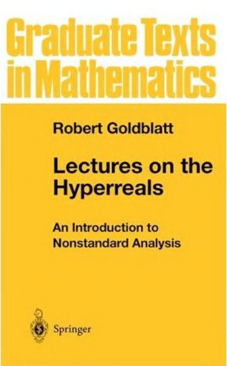 Lectures On The Hyperreals