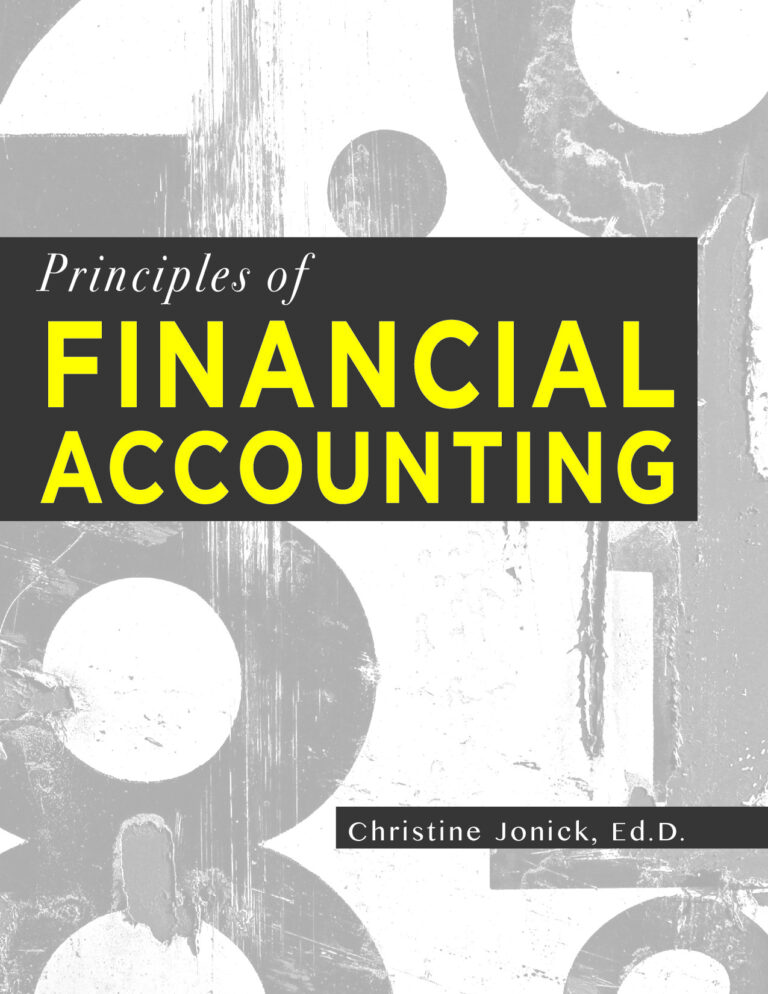 Principles of ACCOUNTING FINANCIAL Christine Jonick, Ed.D