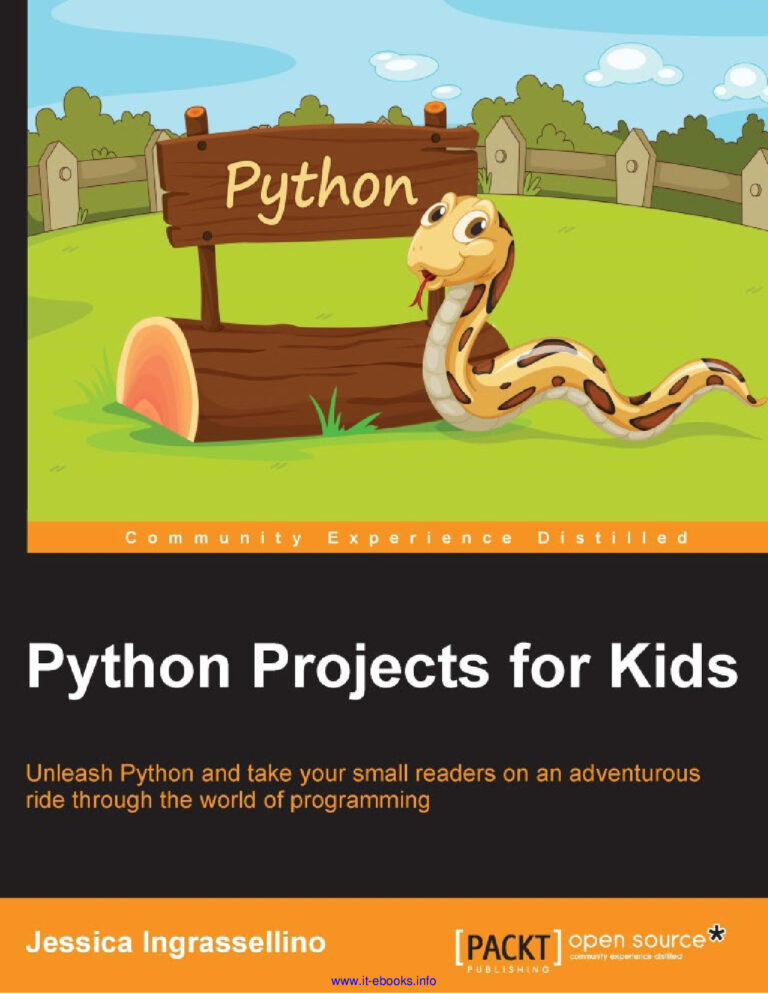 Python Projects for Kids PDF – Jessica Ingrassellino (2016)