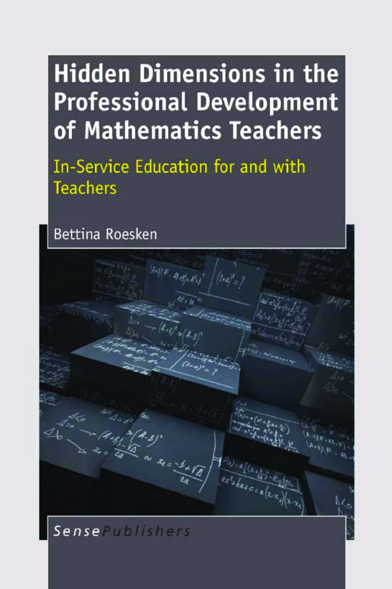 Hidden Dimensions in the Professional Development of Mathematics Teachers – Bettina Roesken