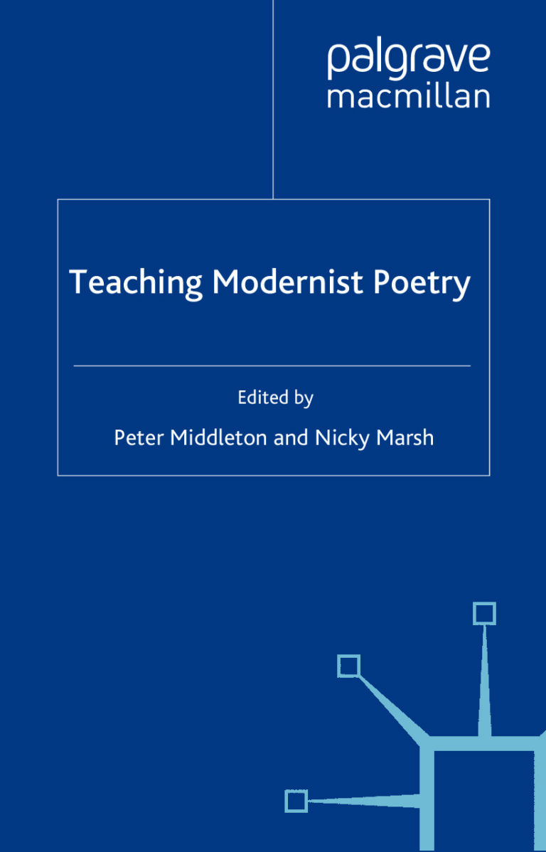 Teaching Modernist Poetry