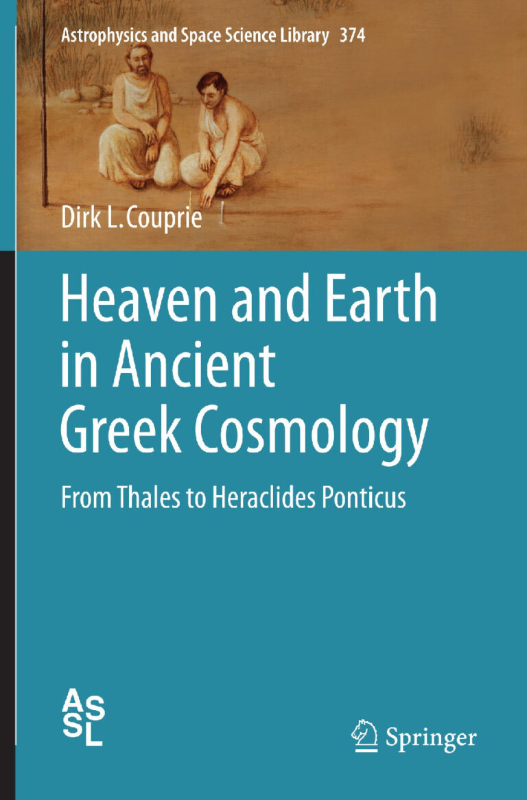 Heaven and Earth in Ancient Greek Cosmology PDF – Dirk L. Couprie