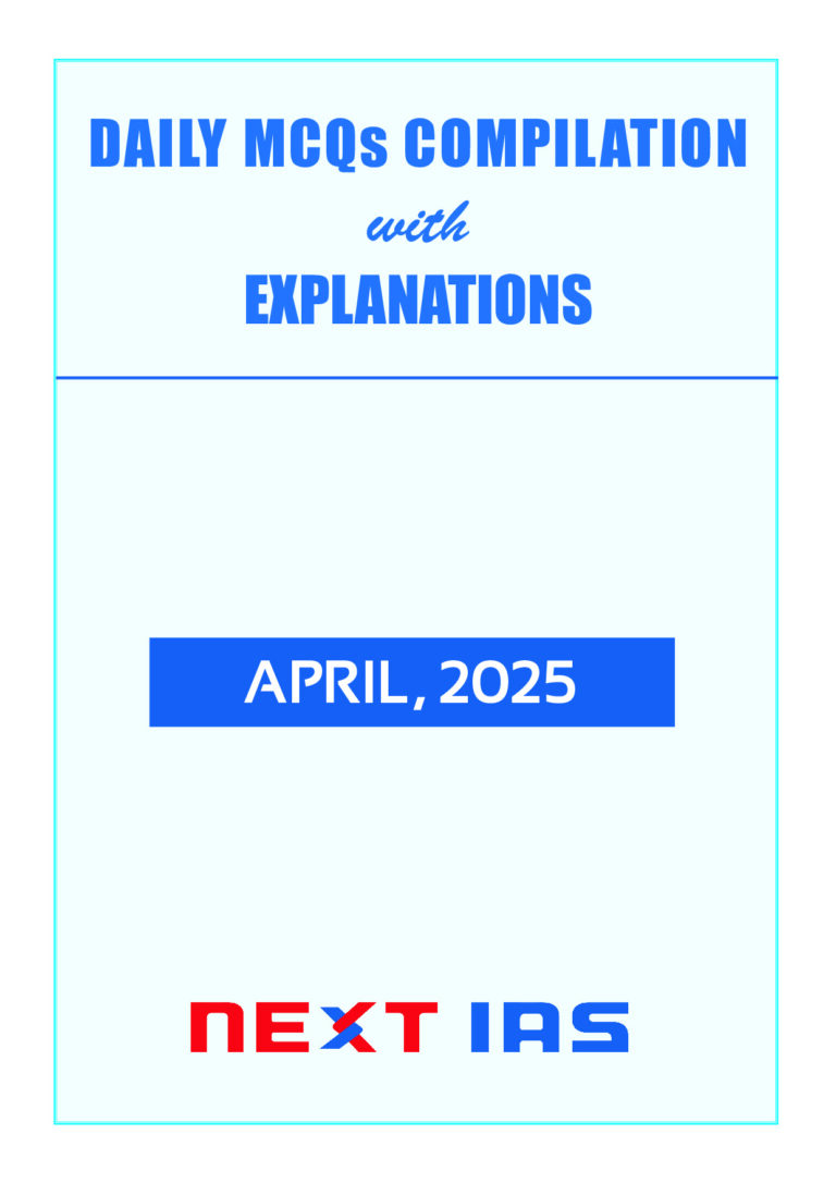 UPSC DAILY MCQs COMPILATION with EXPLANATIONS APRIL, 2025